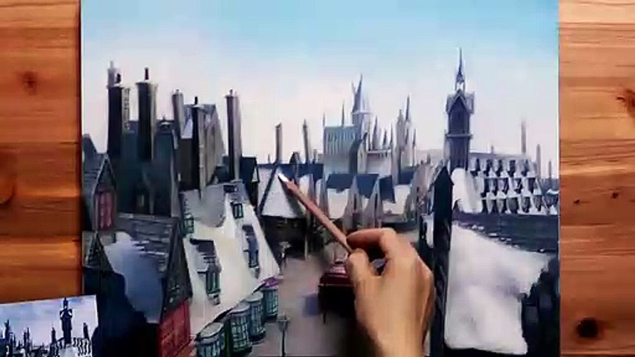 USJ ハリー・ポッターのクリスマス 塗り絵