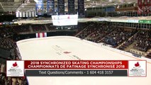 Sénior – Libre : Championnats de patinage synchronisé 2018 de Patinage Canada (9)
