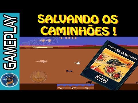 Chopper Command - Salvando os Caminhões - Atari 2600 - #kitsunegamereviews