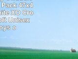 Muslin Baby Swaddle Blankets 2 Pack  47x47  Black White XO Cross  Best Soft Unisex for