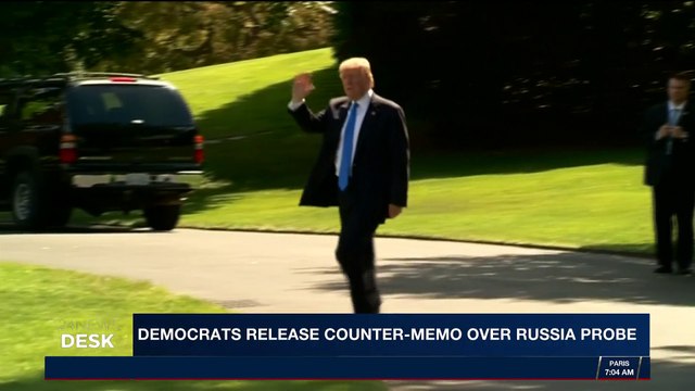 i24NEWS DESK | Democrats release counter-memo over Russia probe | Sunday, February 25th 2018