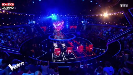 The Voice 7 : Les coachs font le show pendant la prestation d’un candidat (Vidéo)