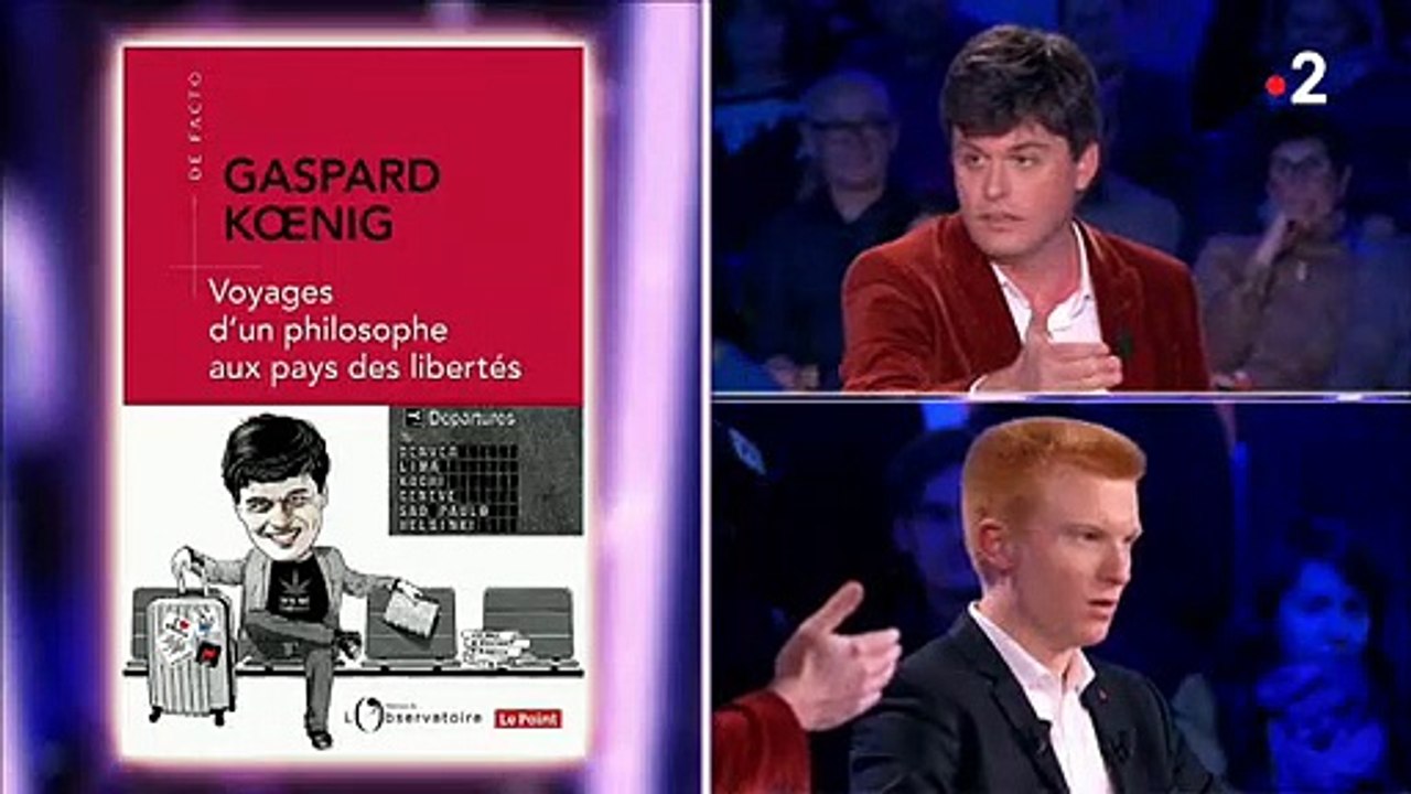 Ambiance électrique entre Adrien Quatennens et Gaspard Koenig hier soir dans "On n'est pas couche" - Regardez