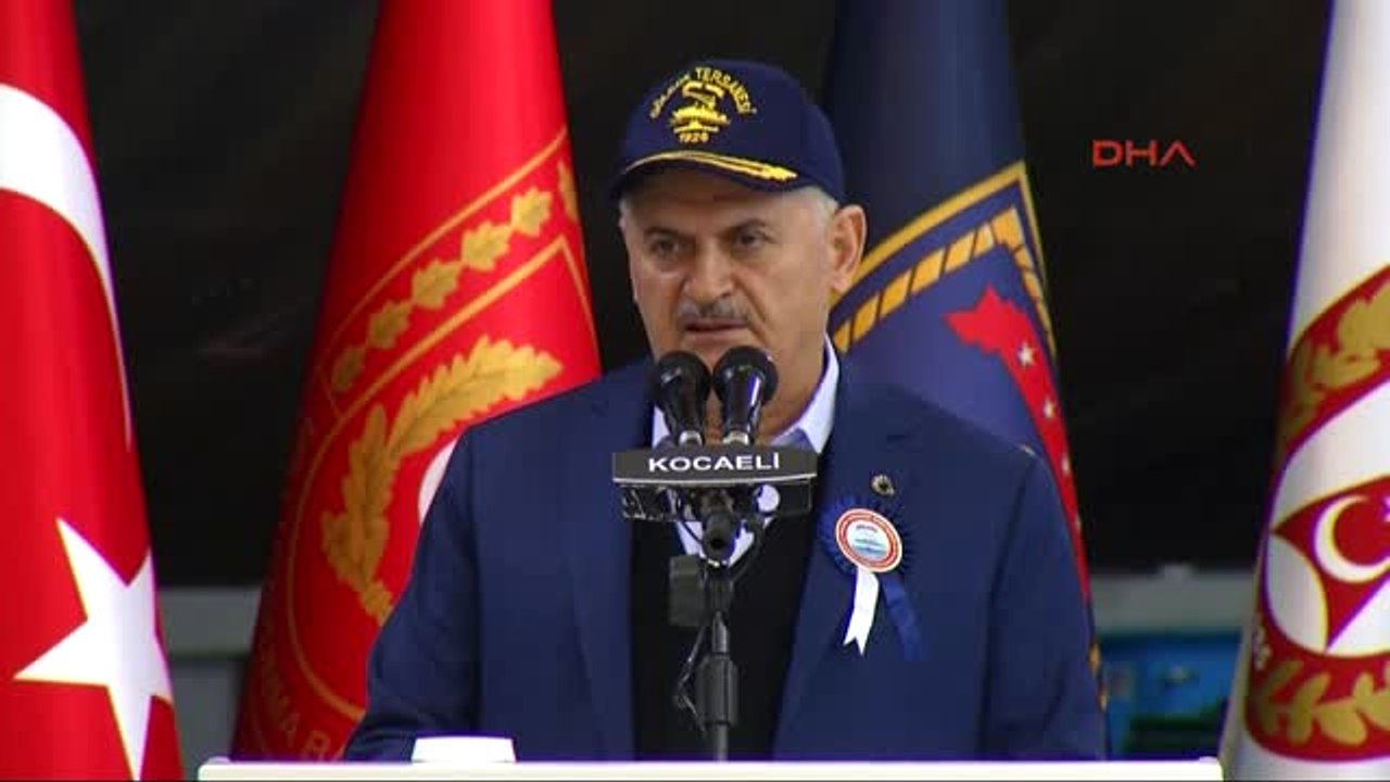 Kocaeli-Başbakan Binali Yıldırım Yeni Tip Denizaltı Projesi 3. Gemi Murat Reis'in İlk Kaynak...