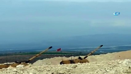 Cinderes kırsalı yoğun bombardıman altında