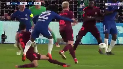 اهـداف مـبـاراة تـشـيـلـسي وبـرشـلونة 1 1  الاهداف كــاامـلـة جنون عـصـام الشـ