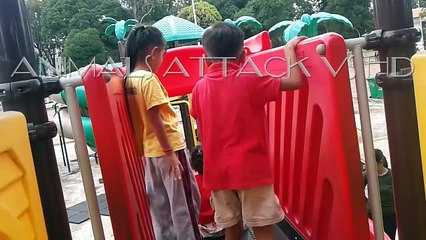 Children playing in the playground