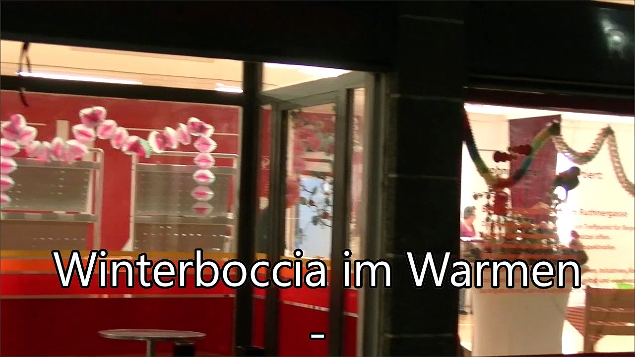 Winterboccia im Warmen