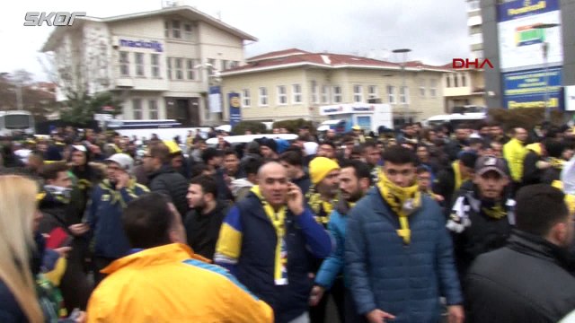 Fenerbahçe taraftarının derbi yolculuğu başladı