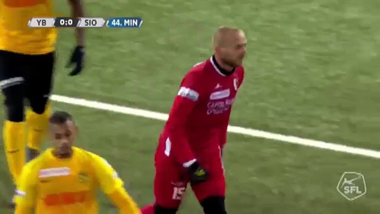 Young Boys 1:0 Sion (Switzerland. Super League. 24 February 2018)