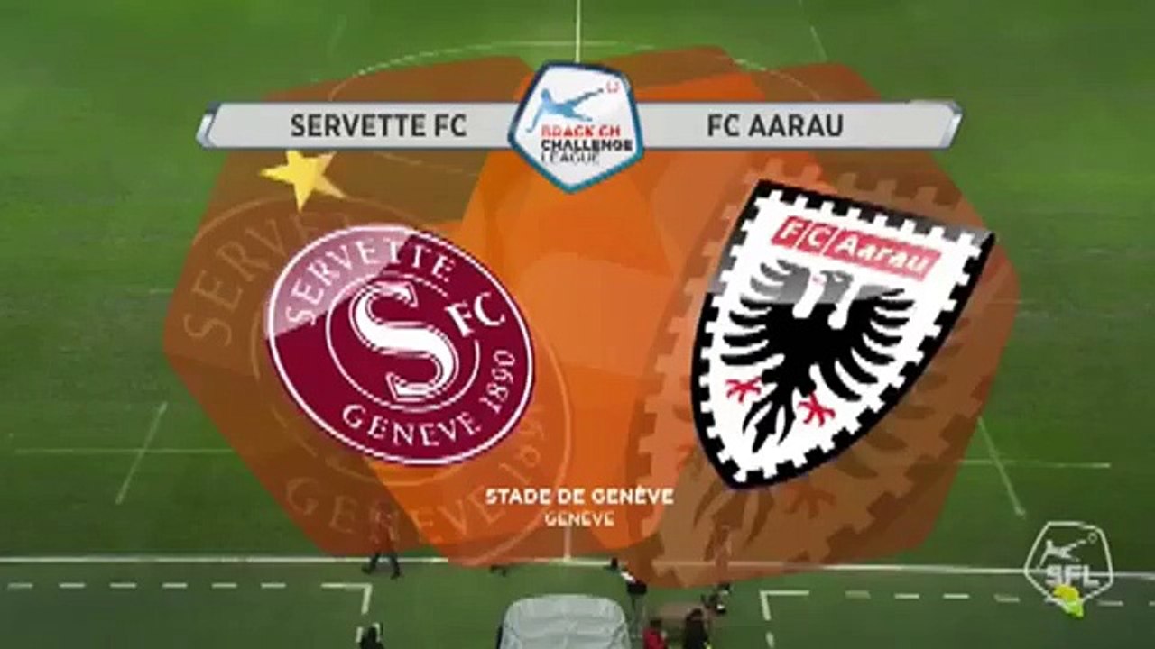 Servette 3:0 Aarau (Schweiz. Challenge League 24 February 2018)