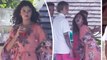 Justin Bieber and Selena Gomez look like the perfect pair in matching pink as his father Jeremy, 42, ties the knot with longtime girlfriend Chelsey Rebelo, 30, in Jamaica.
