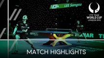 2018 Team World Cup Highlights I Tomokazu Harimoto vs Jeong Sangeun (1/2)
