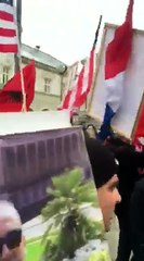 Pas protestes, Balli Kombetar fillon me kenge dhe valle