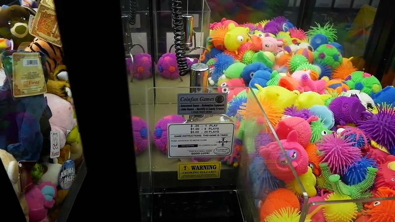 Winning at the Claw Machine USING MY FOOT?!
