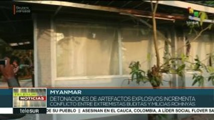 Triple atentado con explosivos se registra en Naipyidó, Myanmar