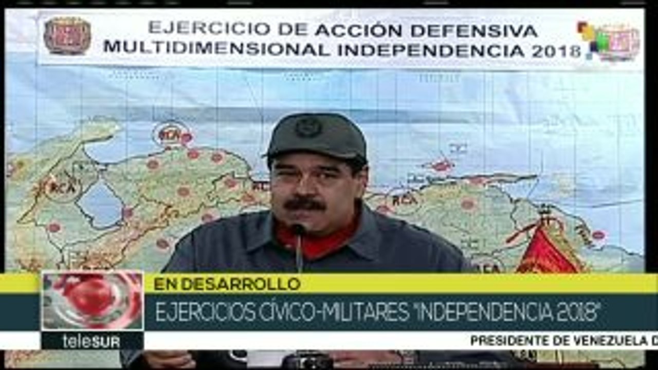 Maduro asegura que Venezuela se defienda de agresiones imperialistas