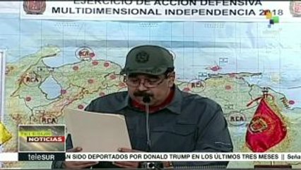 Maduro responde a las acciones intervencionistas de EE.UU.