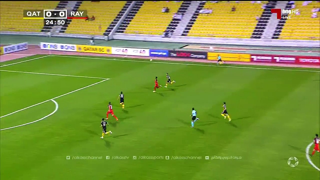 هدف عبد الرازق حمد الله  في مرمى نادي قطر - الدوري القطري