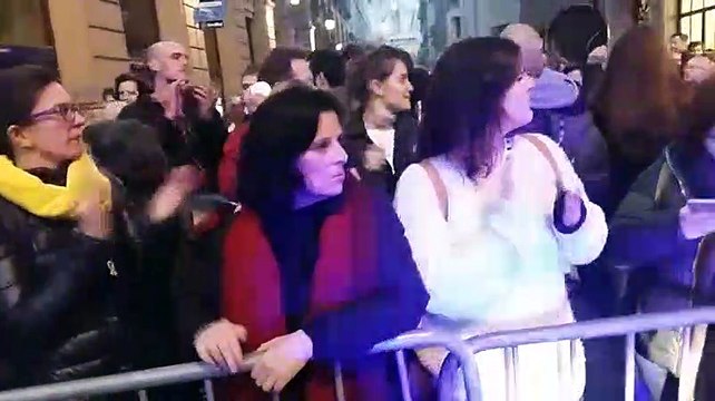 Els manifestants contra la presència del rei espanyol a Catalunya criden 'els carrers seran sempre nostres'