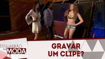 Ela foi chamada para dançar em um clipe