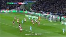 Vincent Kompany Goal - Arsenal 0-2 Manchester City - 25.02.2018