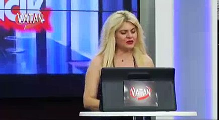 Canlı Yayında Yere Çakılan Vatan Tv Sunucusu