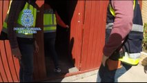 Acción policial 2.500 kg de hachís y 4 narcotraficantes detenidos en La Línea de la Concepción, Cádiz