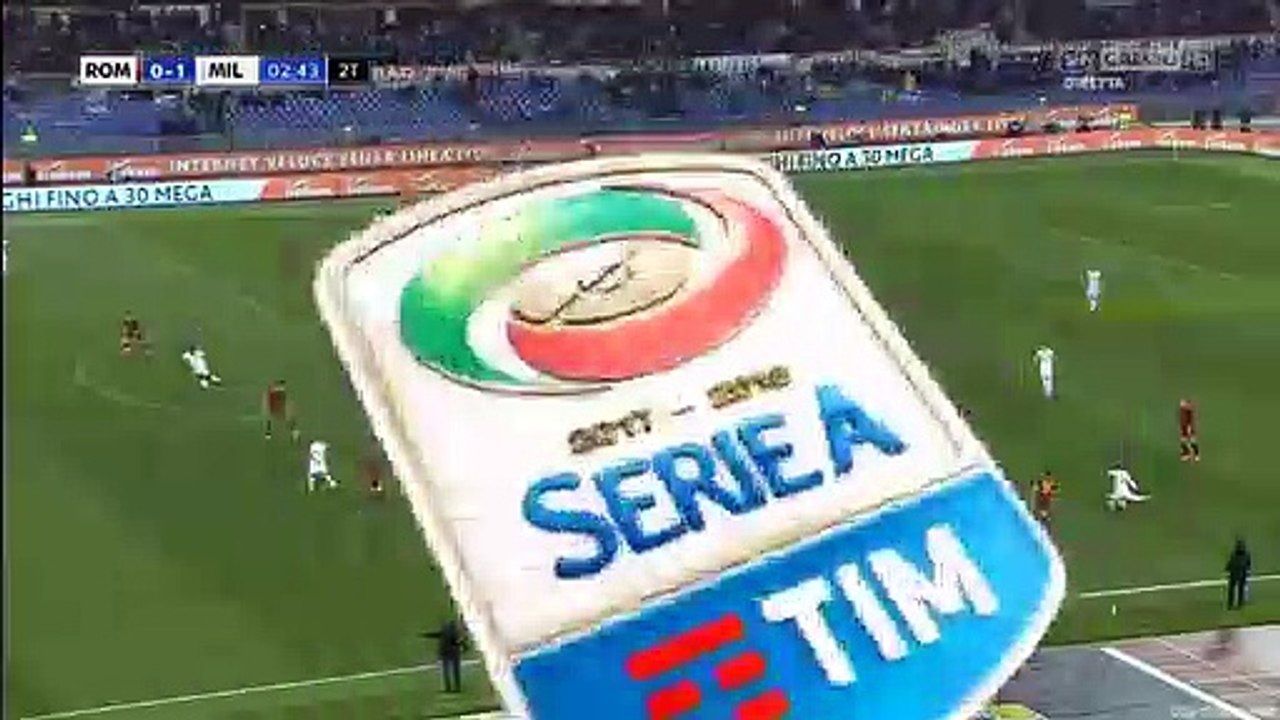Patrick Cutrone Goal HD - AS Roma 0-1 AC Milan 25.02.2018