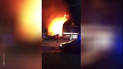 İngiltere�nin Leicester şehrinde patlama