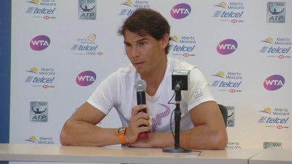 Nadal: "A estas alturas de mi carrera lo que busco es ser feliz".-