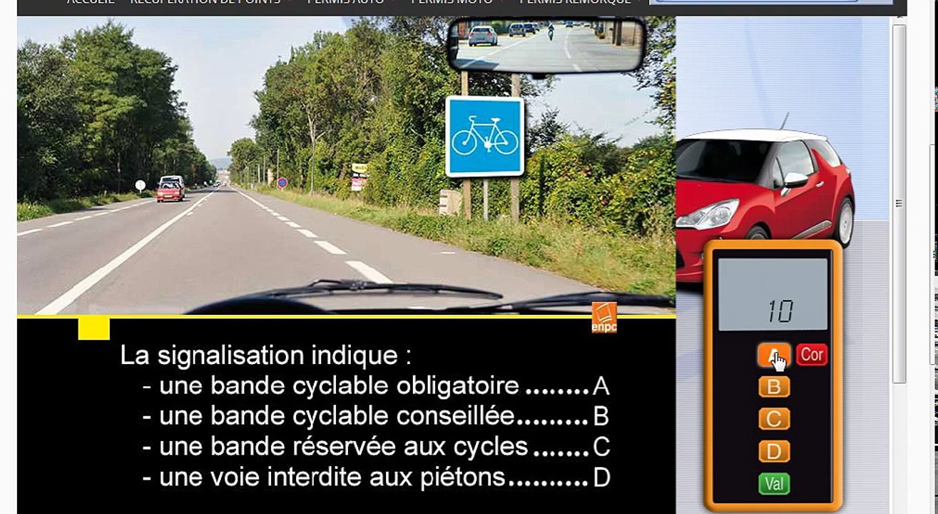 Code de la route examen permi B pour tout savoir sur le code qcm test conduite (2)