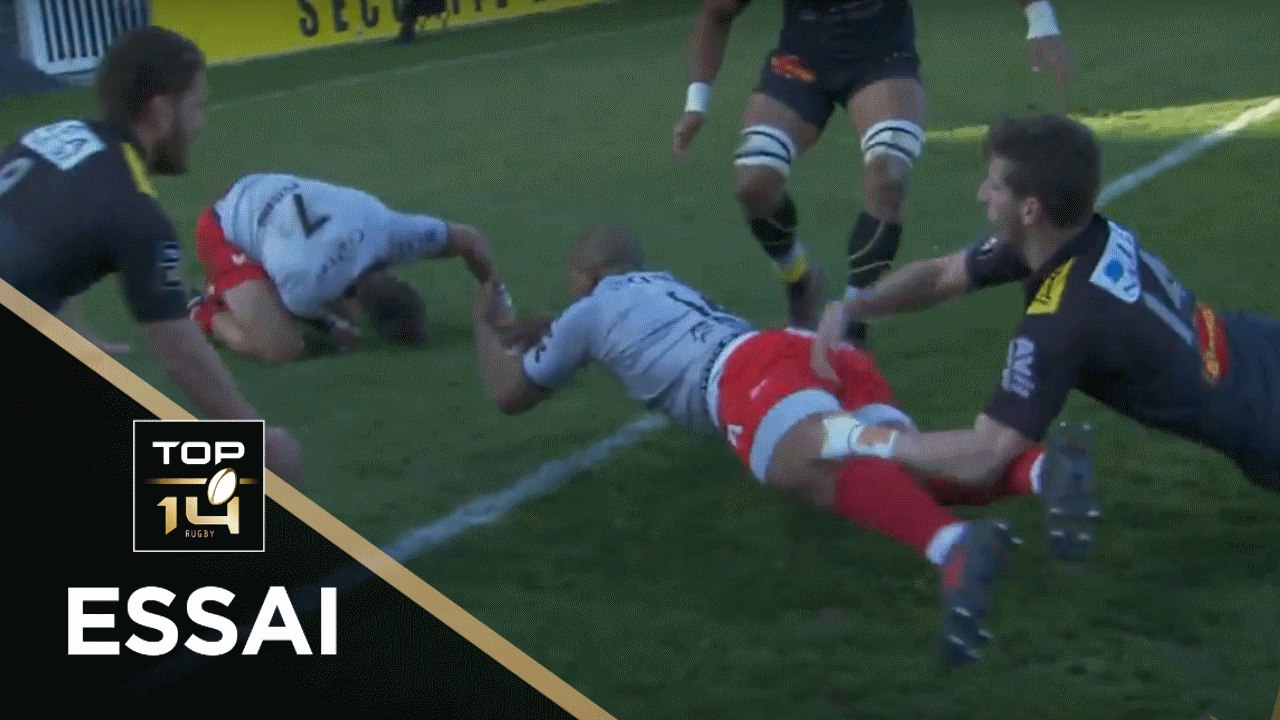 TOP 14 - Essai JP PIETERSEN (RCT) - La Rochelle - Toulon - J18 - Saison 2017/2018