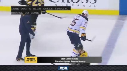 Bruins Face-Off Live: Sabres Forced To Play Without Jack Eichel