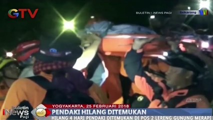 4 Hari Menghilang, Pendaki Ditemukan di Pos 2 Lereng Gunung Merapi