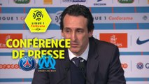 Conférence de presse Paris Saint-Germain - Olympique de Marseille (3-0) : Unai EMERY (PARIS) - Rudi GARCIA (OM) / 2017-18