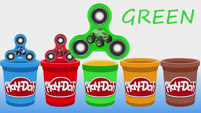 Learn Colors with Fidget Spinner and Play Doh for Kids - Colors for Children Learn with Play Doh