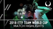 2018 Team World Cup Highlights I Ding Ning vs Mima Ito (FInal)