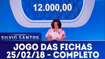 Jogo das Fichas - Programa Silvio Santos - 25.02.18