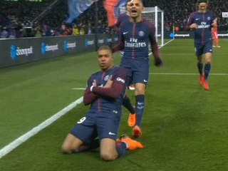 Mbappe opening goal for PSG against Marseille