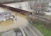 Little Miami River Brings Flooding to Loveland, Ohio