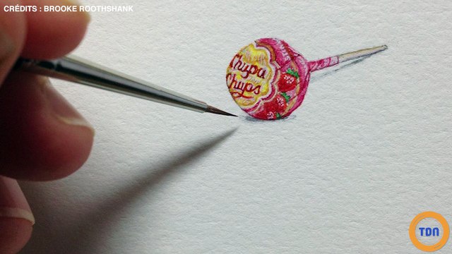 Cet artiste réalise des dessins miniatures plus vrais que nature !