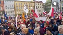 Rallies across Poland as thousands accuse the new government of a 'creeping' dictatorship