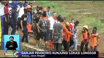 Ganjar Pranowo Kunjungi Lokasi Longsor di Brebes