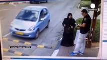 CCTV: Moment Palestinian woman attempts to stab Israeli security guard
