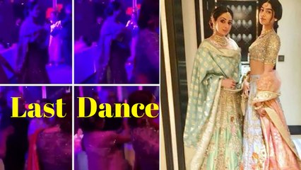 Sridevi's LAST Dance At Mohit Marwah Wedding In Dubai