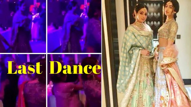 Sridevi's LAST Dance At Mohit Marwah Wedding In Dubai