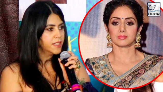 Ekta Kapoor SLAMS Media For False News Over Sridevi's Demise