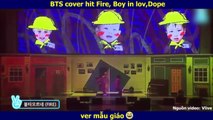 BTS cover hit Fire, Boy in lov,Dope ver mẫu giáo 