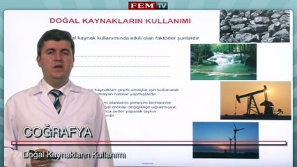 ygs lys coğrafya Dogal Kaynaklar ve Cevre - Dogal Kaynaklarin Kullanimi - 2